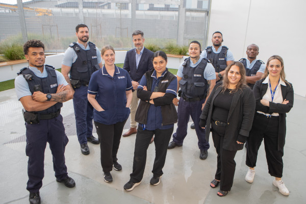 Team photo from Waikato Waikeria Prison