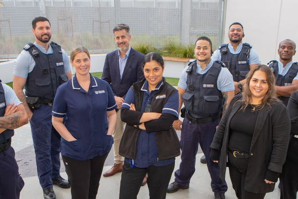 Frontline team of people